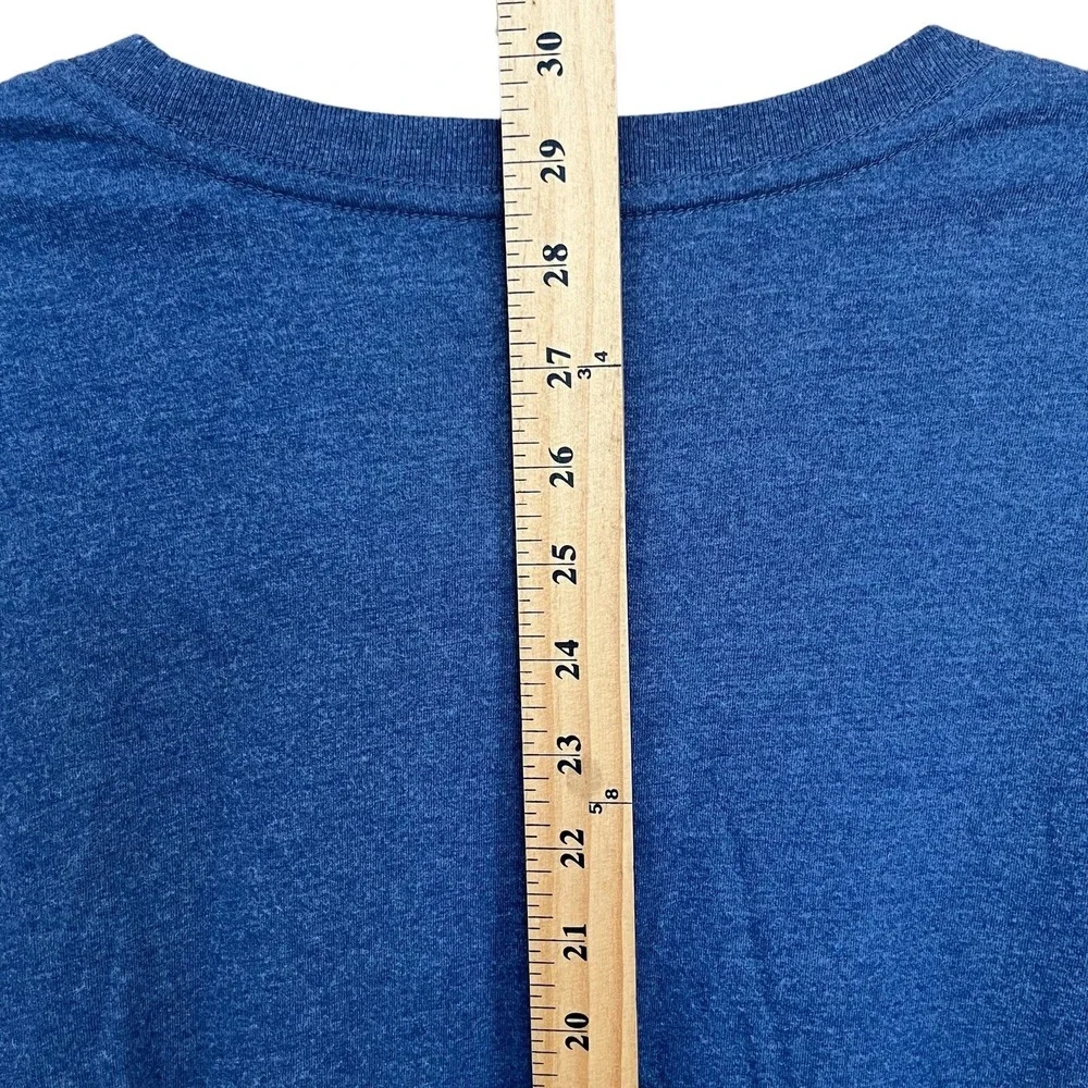 Eddie Bauer Long Sleeve Tshirt Adult XXL Blue Active Camping Fishing Workout